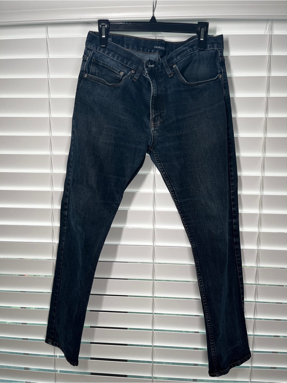 Calvin Klein Dark Blue Slim Straight Men's Jeans